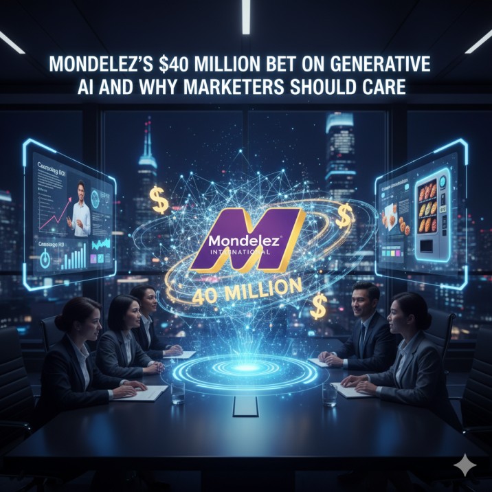 Mondelez’s 40 Million Dollar Bet on Generative AI and Why Marketers Should Care