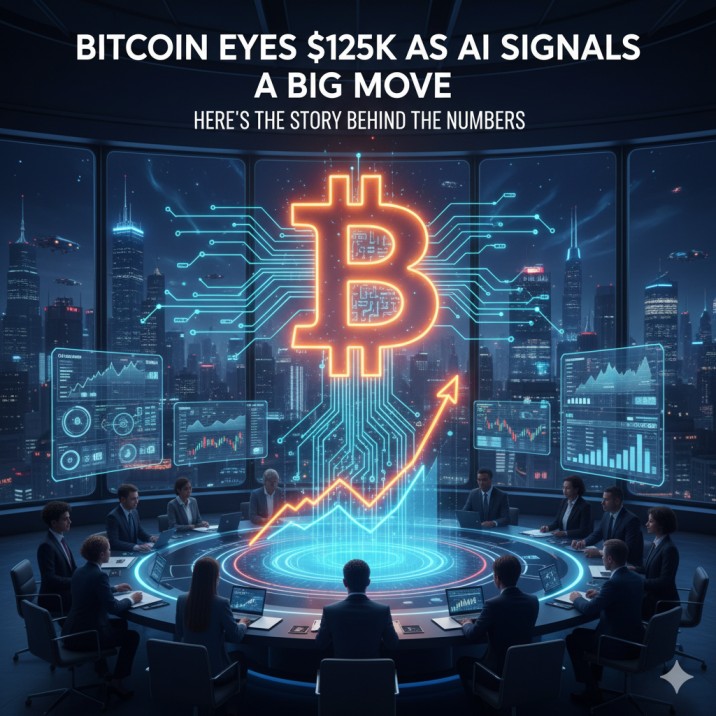 Bitcoin Eyes $125K as AI Signals a Big Move — Here’s the Story Behind the Numbers 