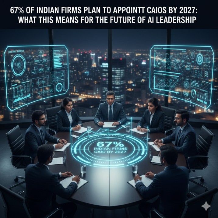 67% of Indian Firms Plan to Appoint CAIOs by 2027: What This Means for the Future of AI Leadership