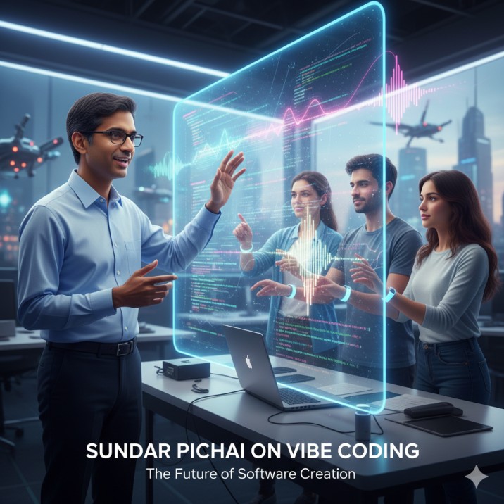 Why Sundar Pichai Calls Vibe Coding the Future of Software Creation
