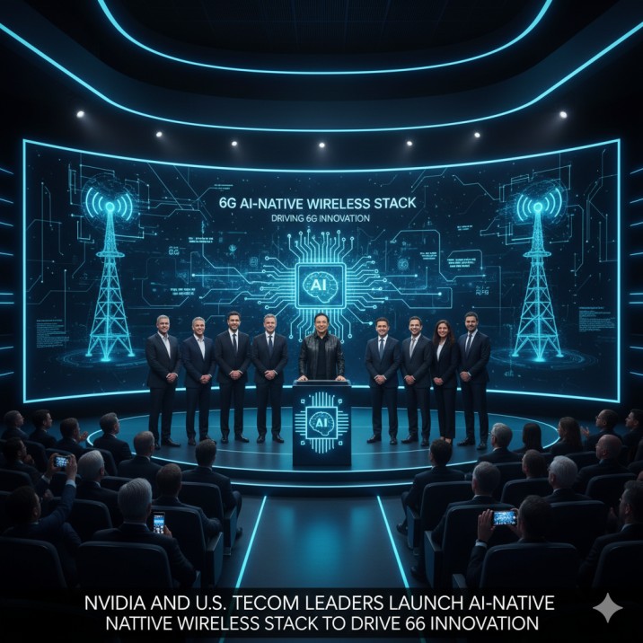 NVIDIA and U.S. Telecom Leaders Launch AI-Native Wireless Stack to Drive 6G Innovation 