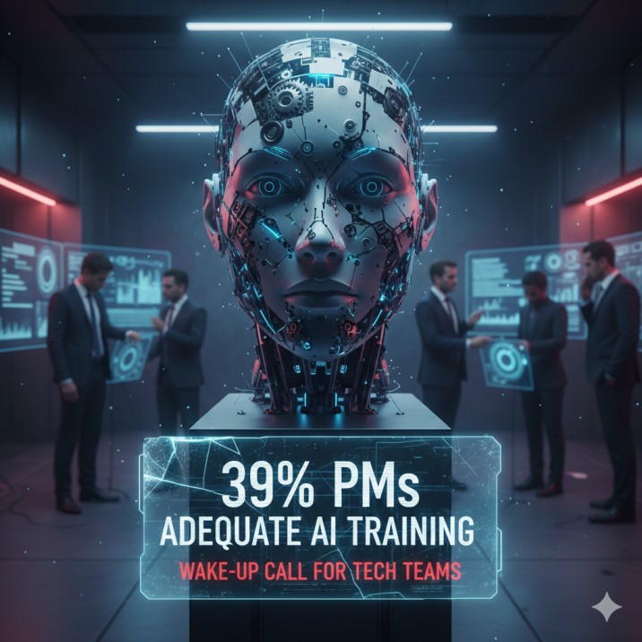 Only 39 percent of PMs Get Adequate AI Training – A Wake-Up Call for Tech Teams