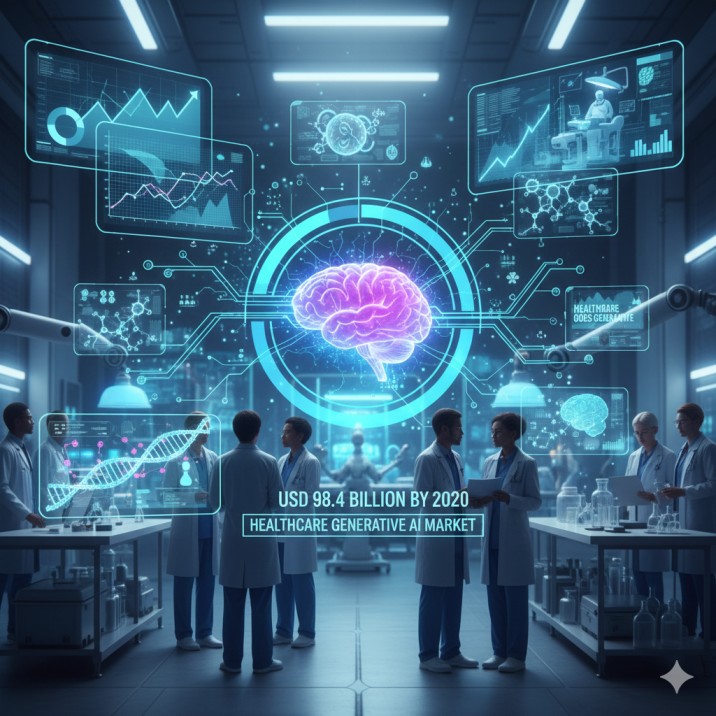 Healthcare Goes Generative: AI Market Projected at USD 98.4 B by 2030 