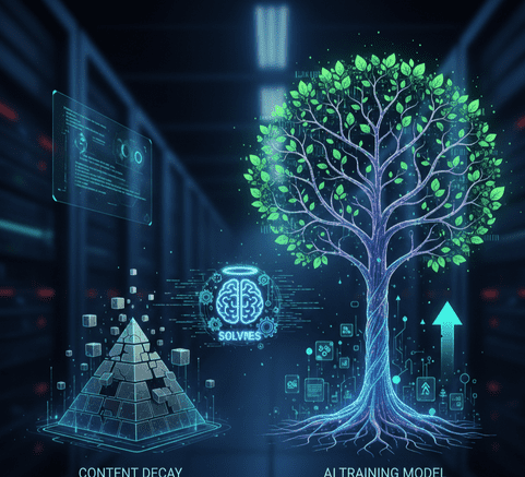 Solving the Content Decay Problem: The Evergreen AI Training Model 