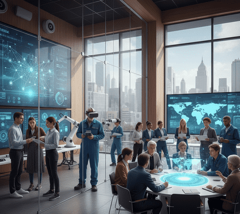 Leveraging AI Training Partnerships to Address Workforce Displacement Fears in Europe & America 