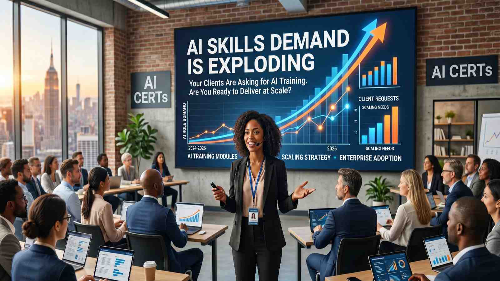 AI Skills Demand Is Exploding—Your Clients Are Asking for AI Training. Are You Ready to Deliver at Scale? 